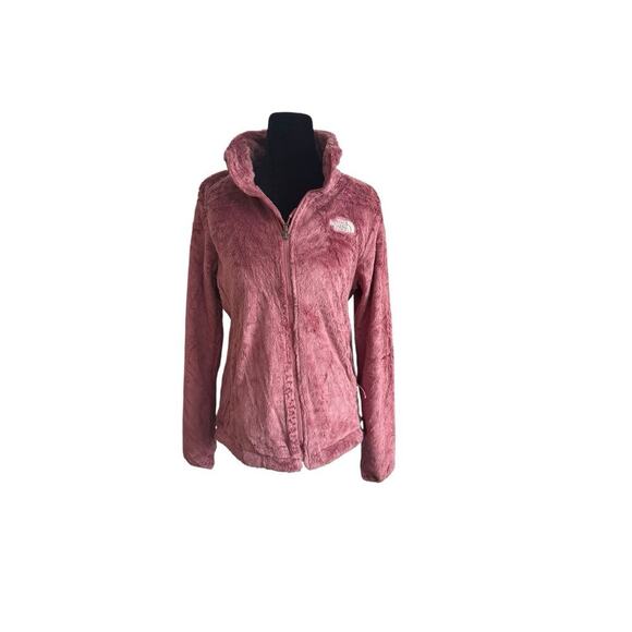 The North Face Osito Fleece Jacket Women’s Small S Pink Full Zip High Pile Fuzzy - Picture 1 of 8